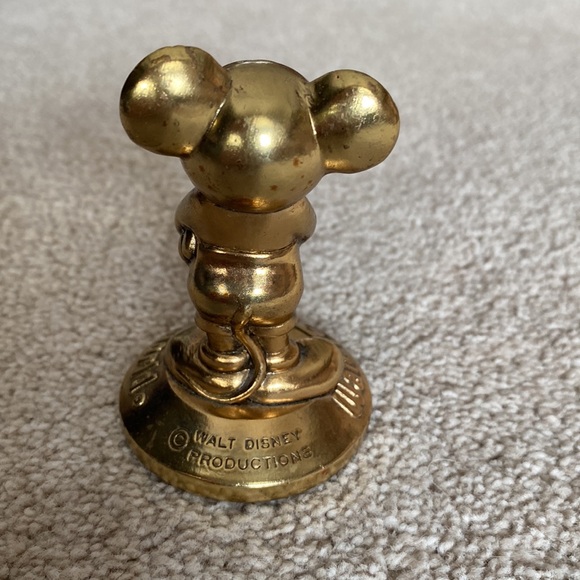 Mickey Mouse Brass Weight - Picture 2 of 7
